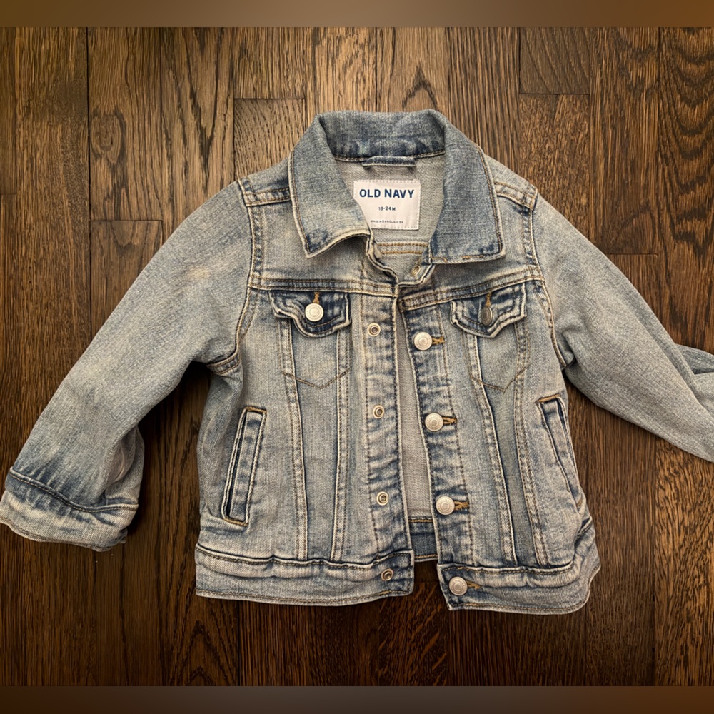 Old Navy Toddler Denim Jacket - Blue 18-24 months
